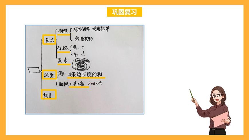 北京版數學五上《平行四邊形的面積(第二課時)》課件第2頁