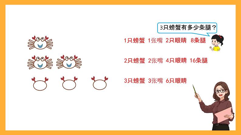 北京版数学二上第五单元《8的乘法口诀》课件05