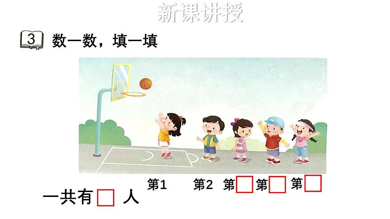 小学数学新苏教版一年级上册第一单元0~5的认识和加减法第三课时《几和第几》教学课件(2024秋)第3页