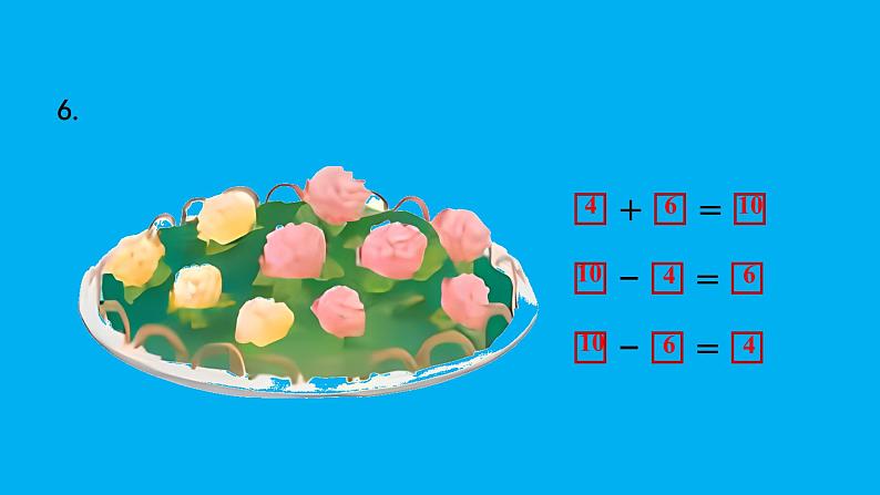小学数学新苏教版一年级上册第四单元10的认识和加减法《练习七》教学课件(2024秋)第6页