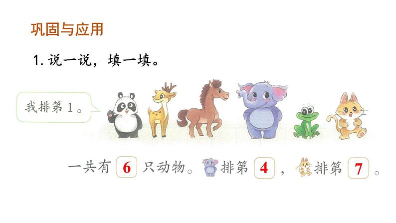 小学数学新北师大版一年级上册第一单元《整理与复习》教学课件3(2024秋)第4页