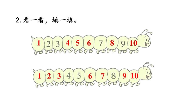 小学数学新北师大版一年级上册第一单元《整理与复习》教学课件3(2024秋)第5页