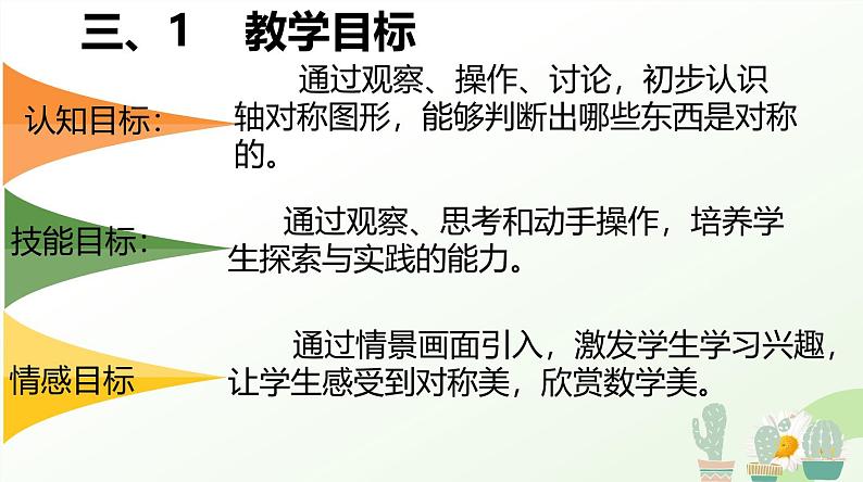 北师大版小学数学二年级下册第四单元《折一折,做一做》说课PPT第8页