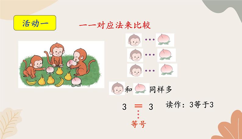 人教版(2024秋)数学一年级上册 第一单元 5以内数的认识和加、减法课时二 比大小课件第5页