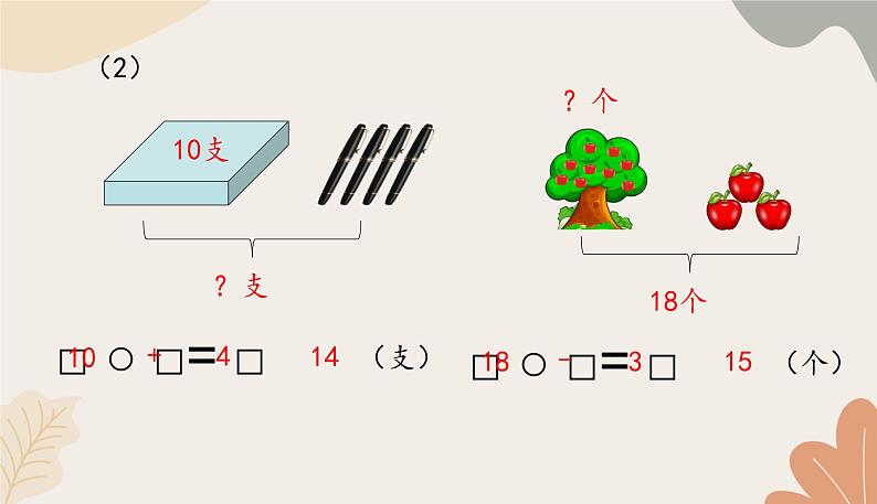 人教版(2024秋)数学一年级上册 第六单元 复习与关联2.数量关系课件第5页