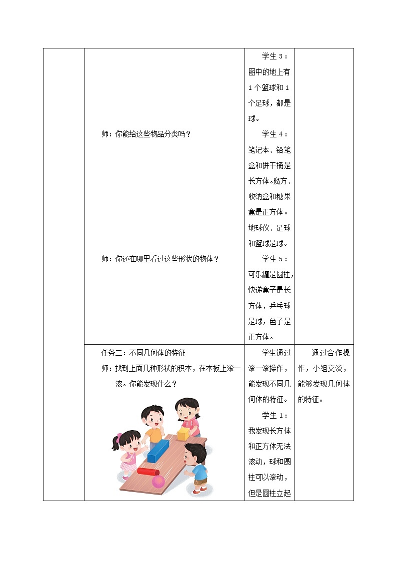 【新教材新课标】苏教版数学一年级上册3.1《认识立体图形》(课件+教案+大单元教学)03