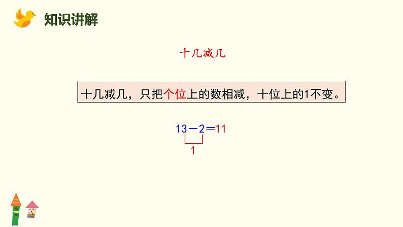 人教版一年级数学上第2课时 数与运算(20以内的加、减法)课件08
