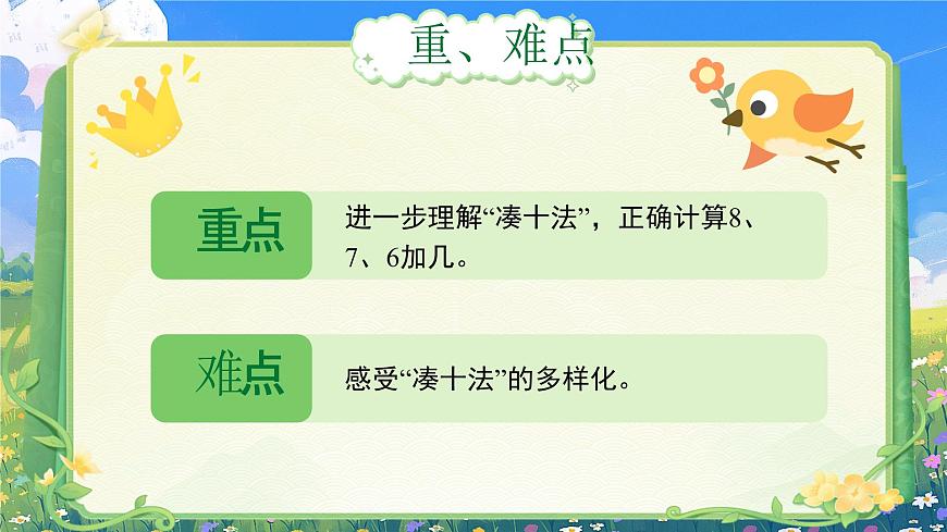 第五單元《8、7、6加幾》（課件版權(quán)歸屬“一起課件”，只供個(gè)人使用，請(qǐng)勿私自傳播，違者必究）第3頁