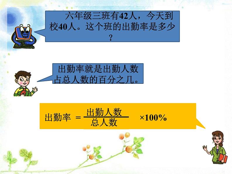 小学数学人教版六年级上册 6《百分数(一)2》课件第7页