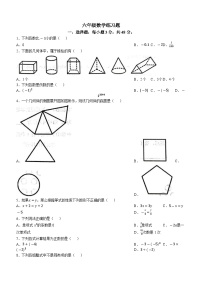 2023-2024学年山东省泰安市岱岳区六年级（上）期末数学试卷（五四学制）