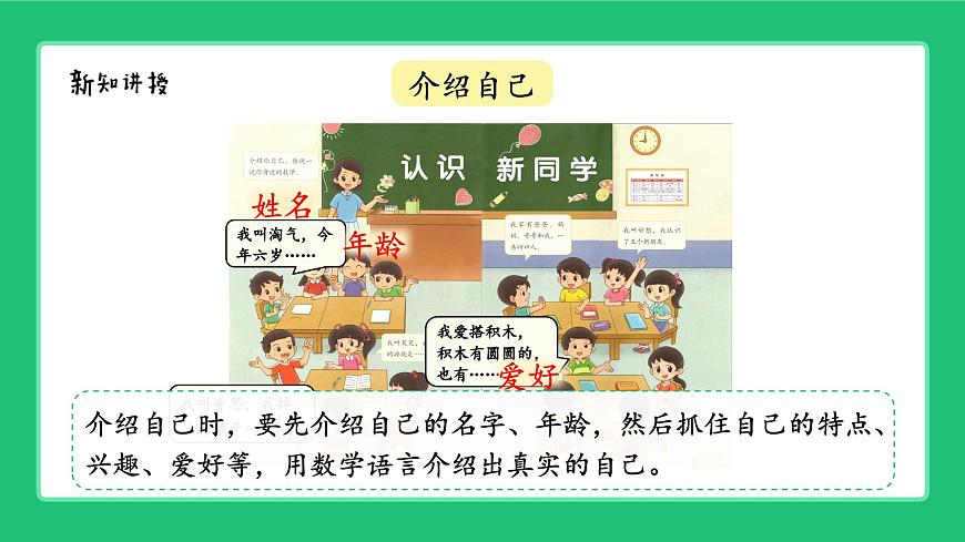 北師大版(2024) 一年級上冊我上學啦《認識新同學》精品課件第3頁