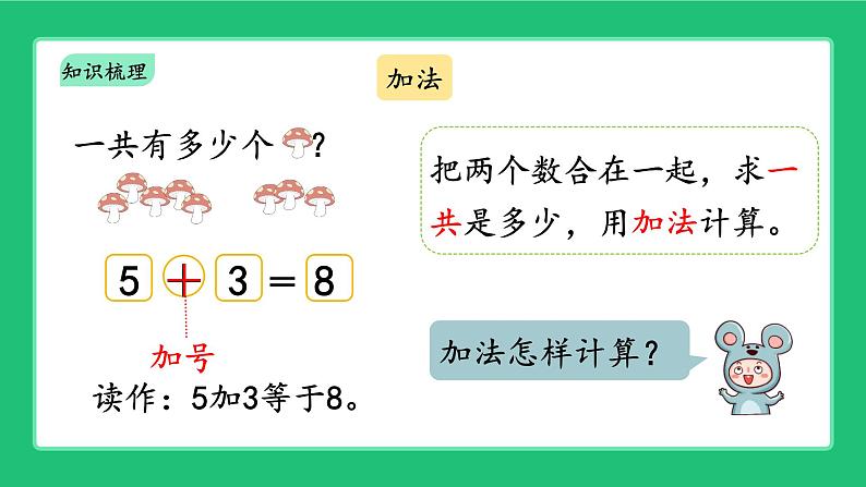 《新北师大版一上数学第四单元10以内数加与减 整理与复习》精品课件第3页