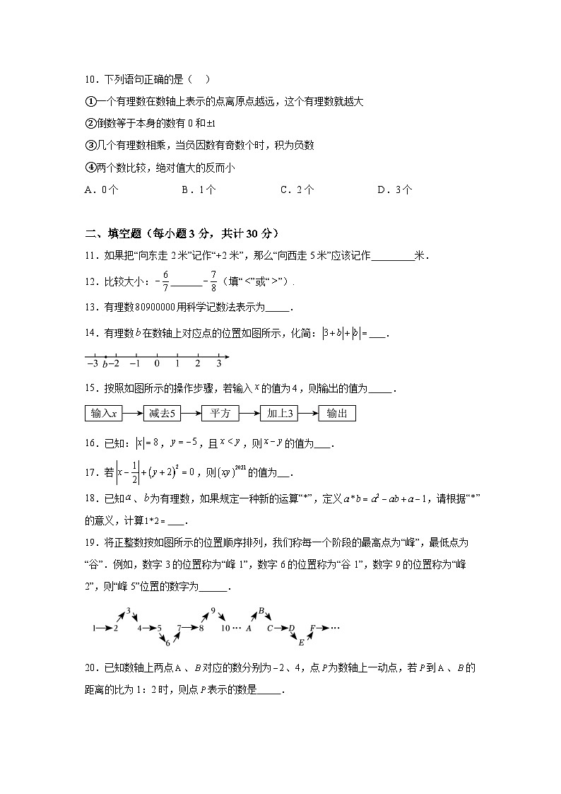 黑龙江省哈尔滨德强学校2023-2024学年六年级下学期月考数学试题(含解析)第2页