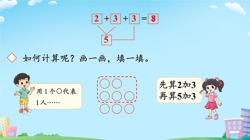 小学数学北师大版(2024)一年级上册 乘车 课件第6页