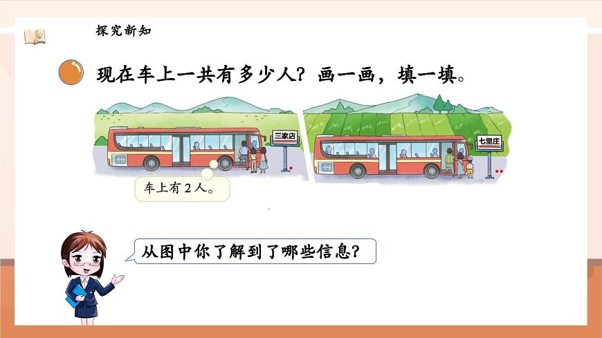 北師大版數(shù)學(xué)一年級(jí)上冊(cè)-4.6 乘車（1）（課件）第7頁