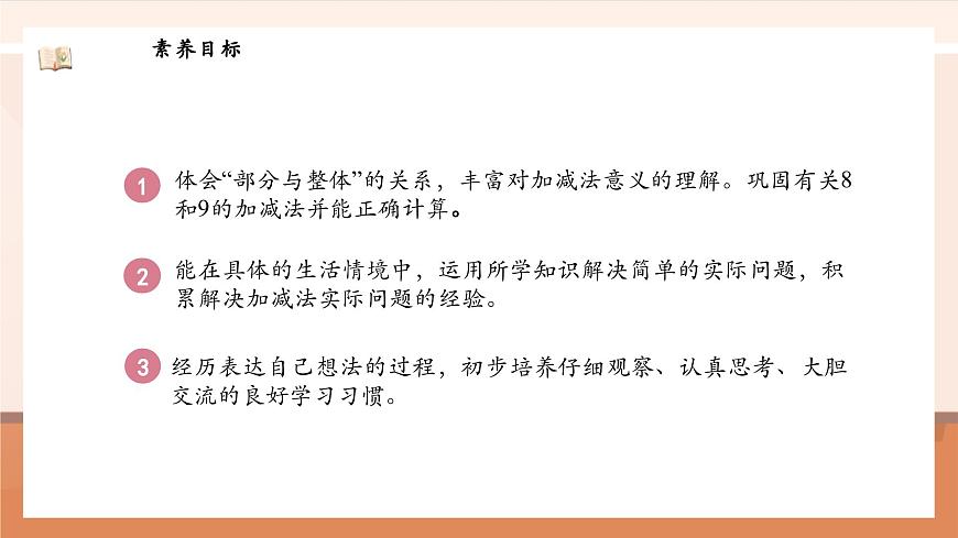 北師大版數(shù)學一年級上冊-4.9 可愛的企鵝（課件）第3頁