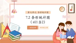 【大單元核心素養(yǎng)】人教版數(shù)學(xué)四年級(jí)上冊7.2《條形統(tǒng)計(jì)圖(以1當(dāng)2）》（課件+教案+大單元整體教學(xué)設(shè)計(jì)）