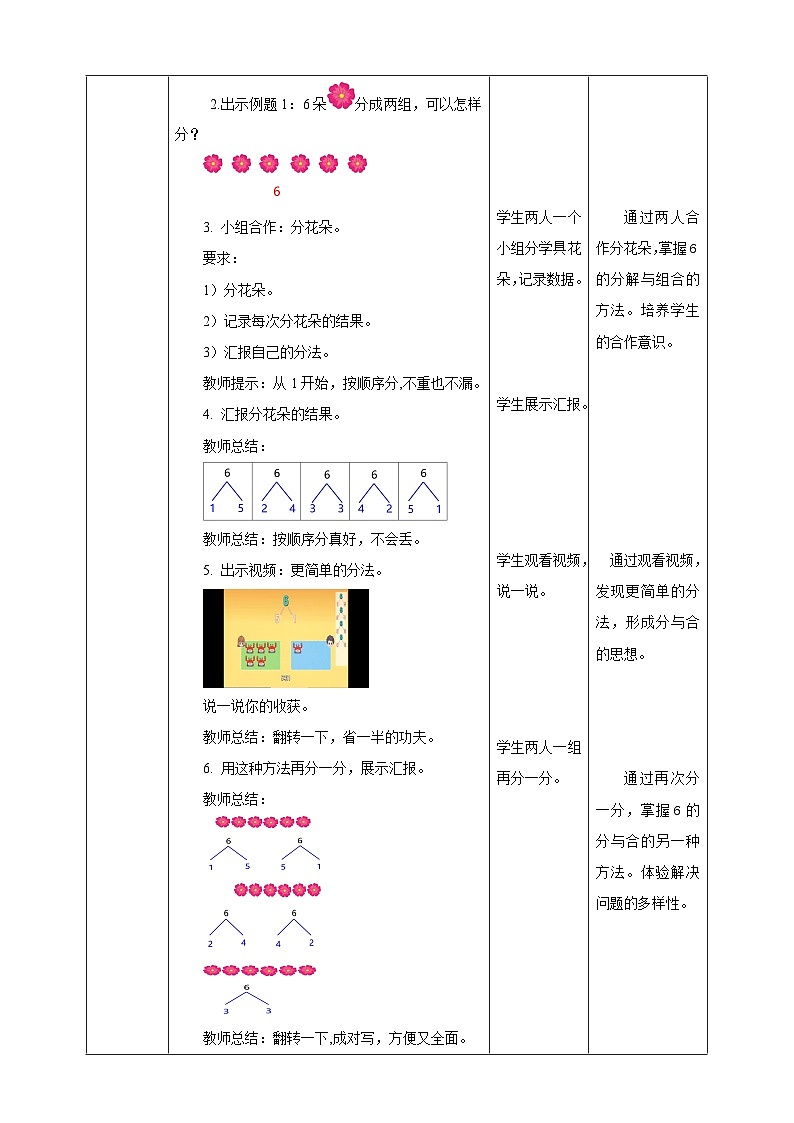 2.1.2 6和7的分与合--教学设计第2页