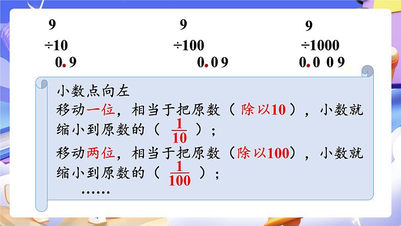 【大单元】人教版数学四下4.5《小数点移动引起小数大小的变化(1)》课件第7页