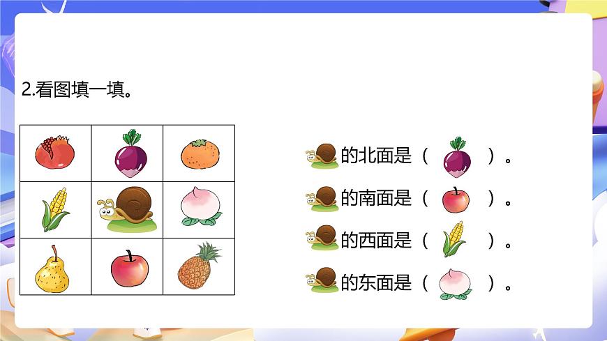人教版數(shù)學(xué)三下1.3《認(rèn)識(shí)東南、東北、西南、西北》課件第5頁