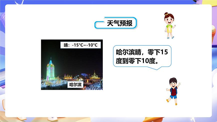 冀教版數(shù)學(xué)六年級下冊1.1《天氣預(yù)報中的負(fù)數(shù)》（課件）第8頁