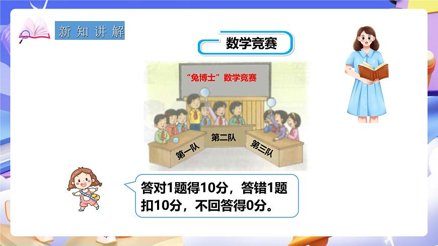 冀教版數(shù)學(xué)六年級下冊1.4《 用正、負數(shù)表示事物》（課件）第3頁