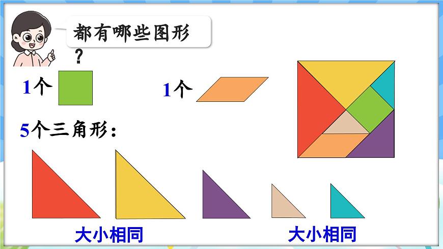 人教版（2024）數(shù)學一年級下冊---1.3 用七巧板拼圖形（課件）第7頁