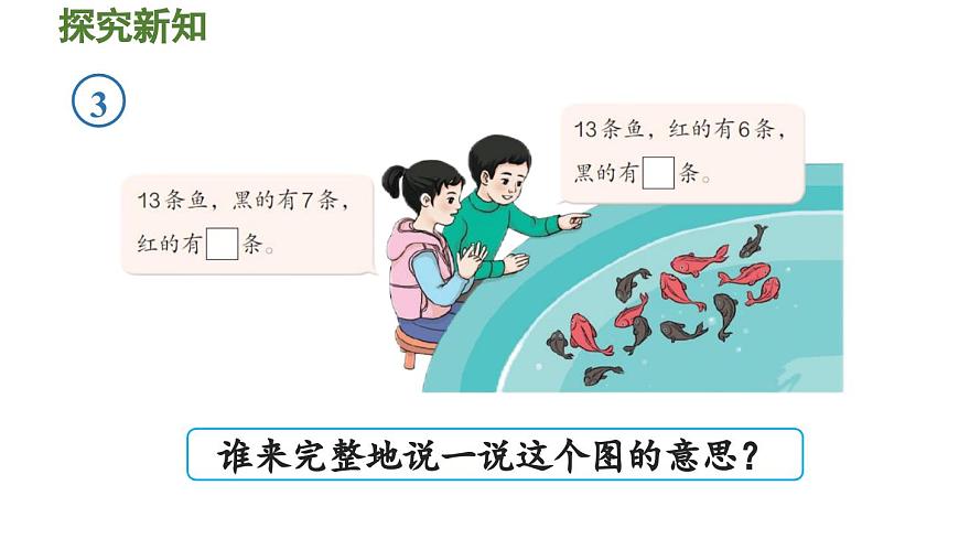 人教版（2024）數(shù)學(xué)一年級下冊---2.3 十幾減7、6（課件）第5頁