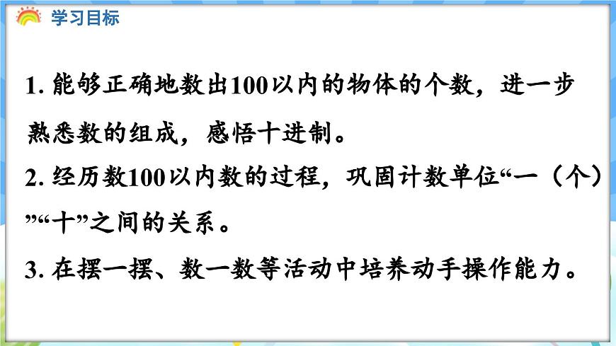 人教版（2024）數(shù)學一年級下冊---3.1 數(shù)數(shù)、數(shù)的組成（課件）第2頁