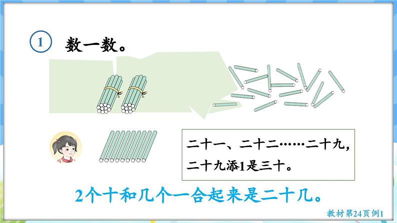 人教版(2024)数学一年级下册---3.1 数数、数的组成(课件)第8页