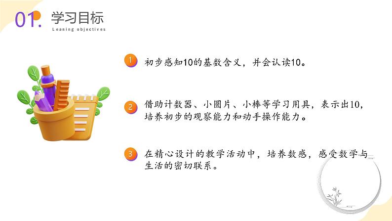 北师大版(2024)一年级数学上册 第一单元 第六课时 数鸡蛋(教学课件)第2页