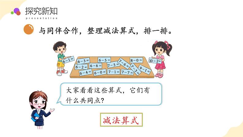 北师大版(2024)一年级数学上册 第四单元 第十一课时 做个减法表(教学课件)第8页