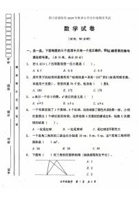 四川省德阳市旌阳区2024-2025学年五年级上学期期末数学试卷