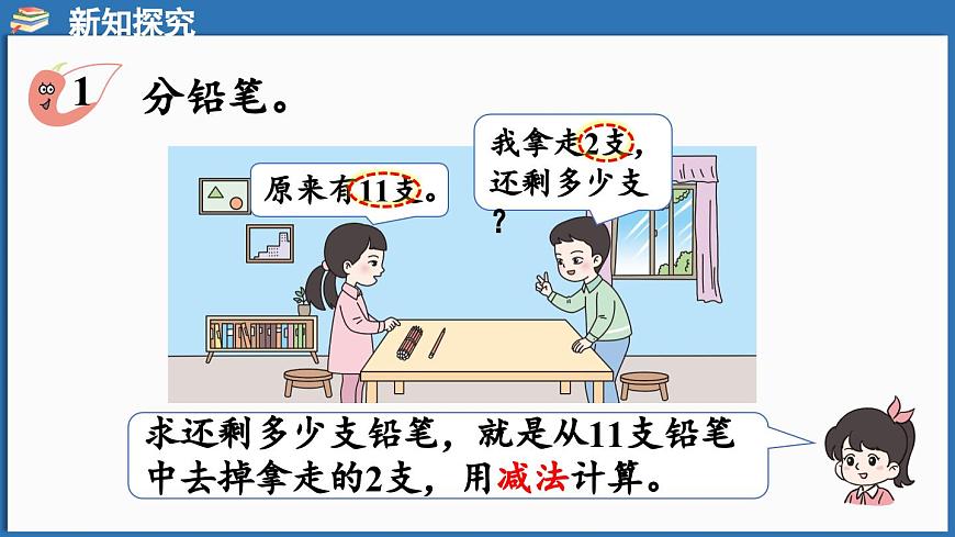 西師大版（2024）一年級(jí)下冊(cè)數(shù)學(xué)下冊(cè)--1.1 11減幾 （課件）第5頁(yè)
