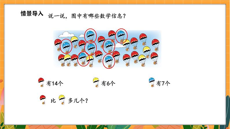 3.5 跳伞表演(1)(课件)-2024-2025学年一年级下册数学北师大版第5页