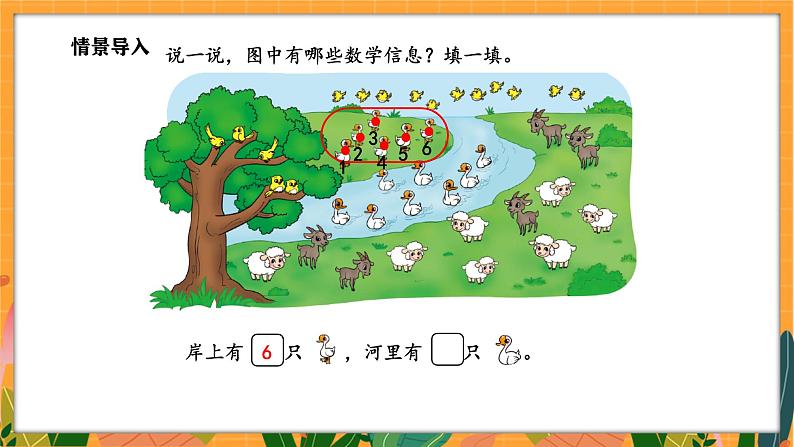 3.7 美丽的田园(课件)-2024-2025学年一年级下册数学北师大版第6页