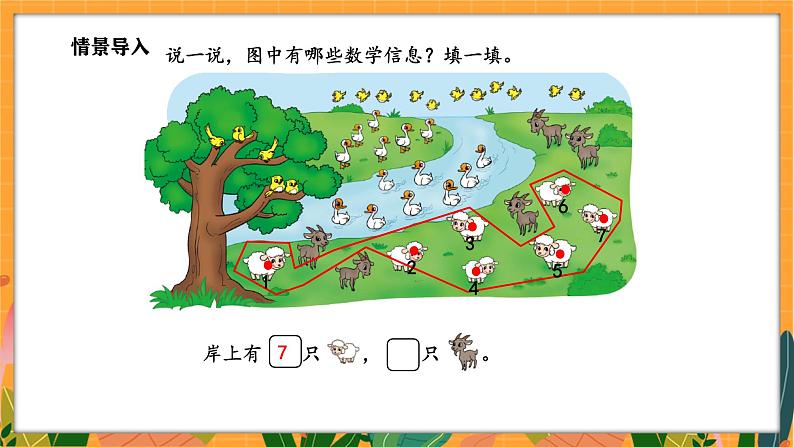 3.7 美丽的田园(课件)-2024-2025学年一年级下册数学北师大版第8页