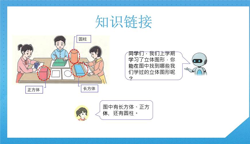 人教版小學數(shù)學一年級下冊《認識平面圖形》課件第4頁