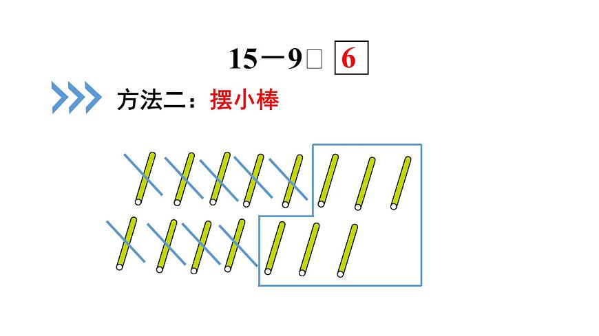 小學數學新人教版一年級下冊第二單元第一課時 十幾減9教學課件2025春第8頁