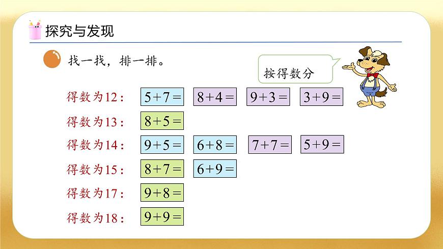 【備課無憂】北師大版數(shù)學(xué)一年級下冊-1.7 做個加法表（教學(xué)課件）第8頁