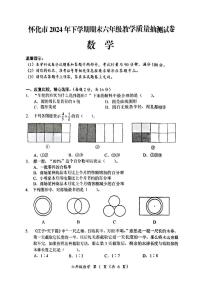 湖南省怀化市2024-2025学年六年级上学期期末考试数学试题