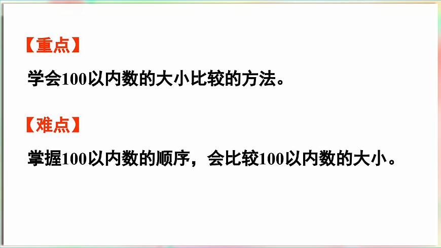 第2單元  豐收了——100以內數的認識 信息窗2  比較100以內數的大小（課件）-2024-2025學年青島版（2024）一年級數學下冊第3頁