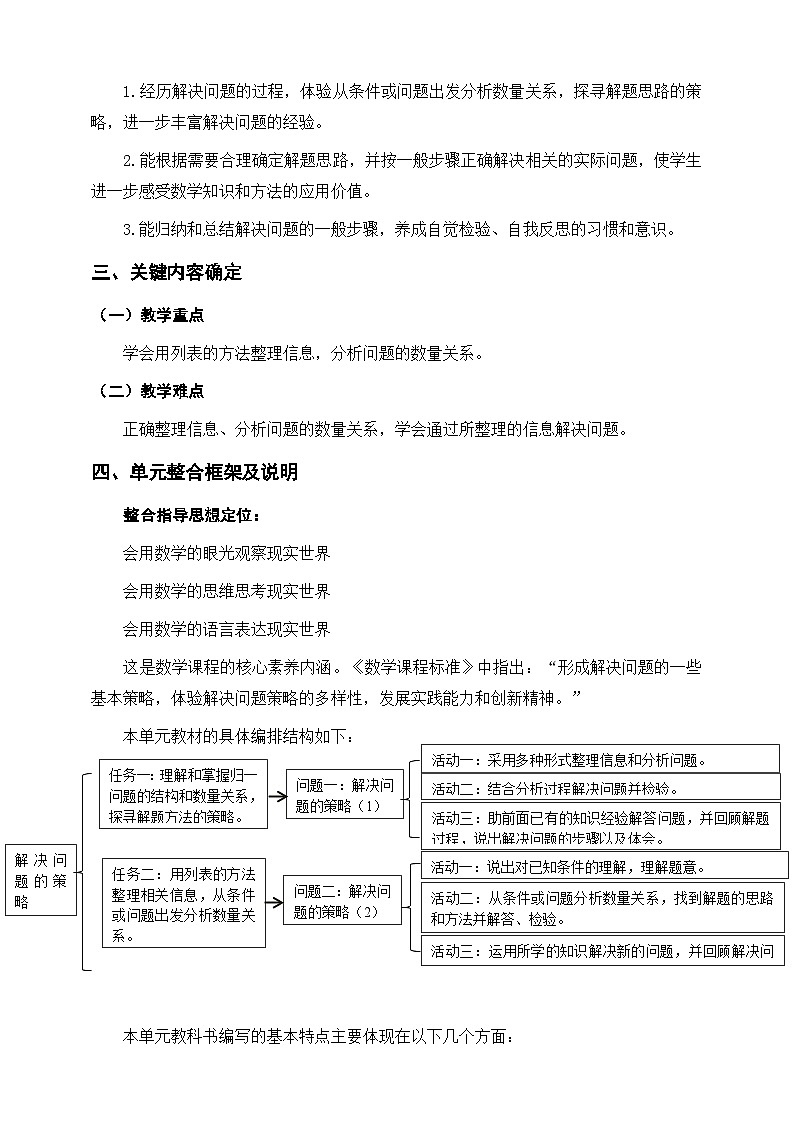 《解决问题的策略》单元整体设计第2页