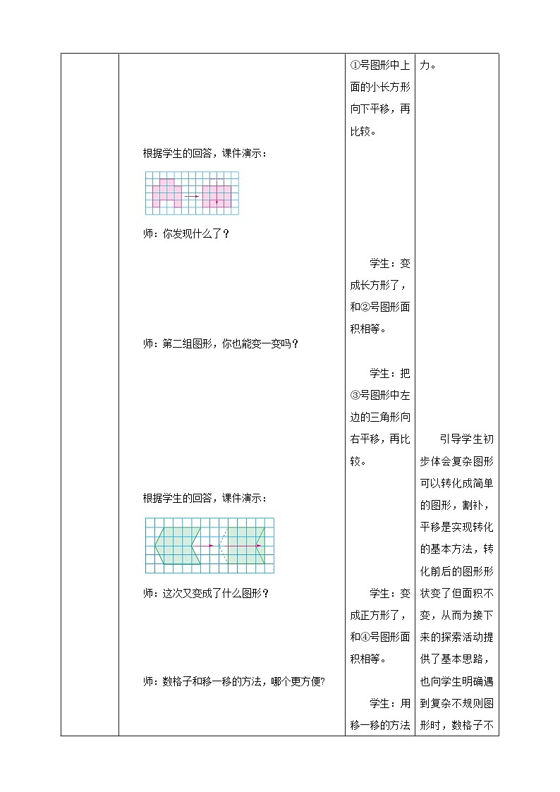 《2.1 平行四边形的面积》教学设计第3页
