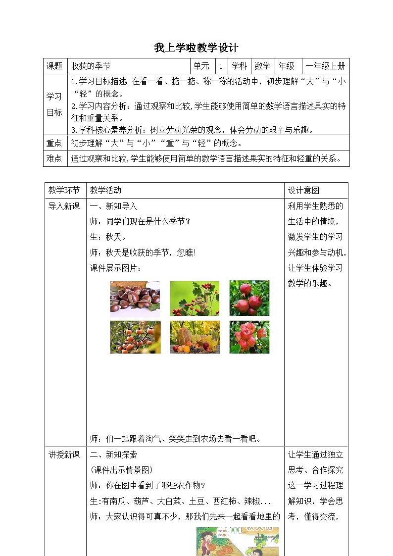收获的季节第1页
