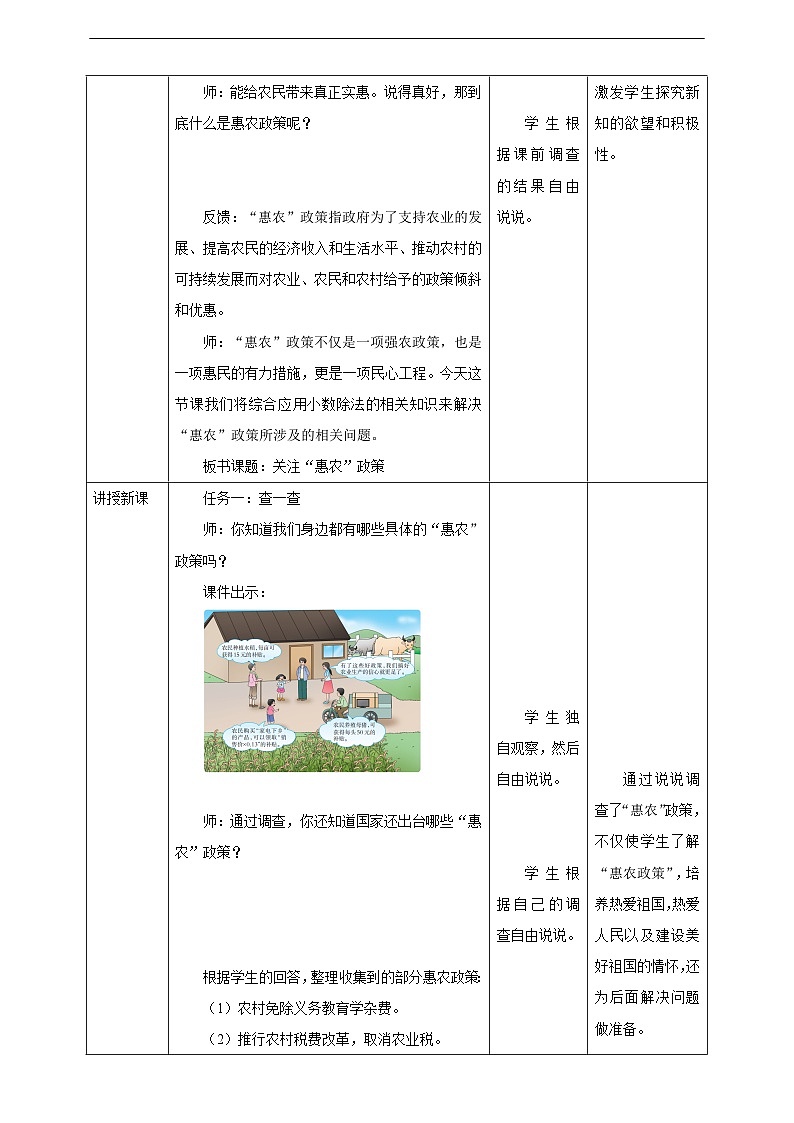 《3.14 关注“惠农”政策》教学设计第2页
