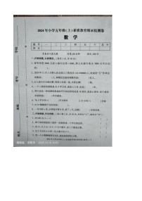 湖南省邵阳市大祥区2024-2025学年五年级上学期1月期末数学试题