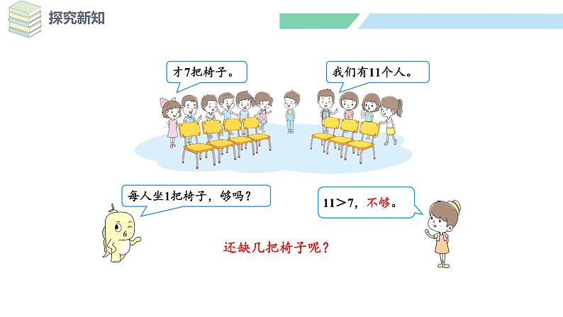 北师大版(2024)一年级数学下册课件 3.4 开会啦第6页