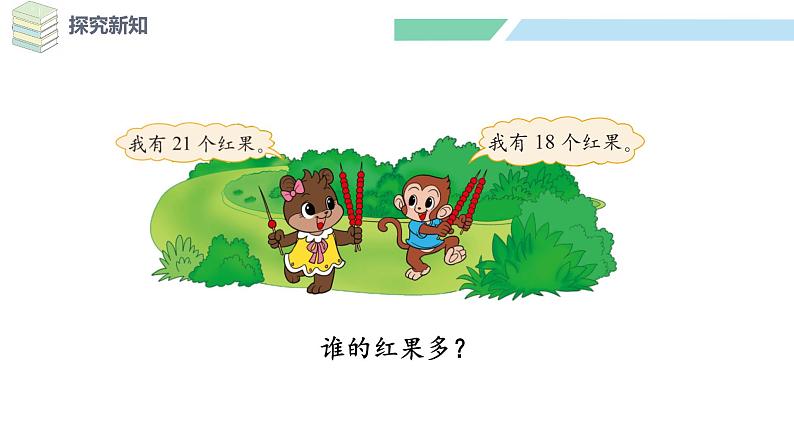 北师大版(2024)一年级数学下册课件 4.4 谁的红果多第8页