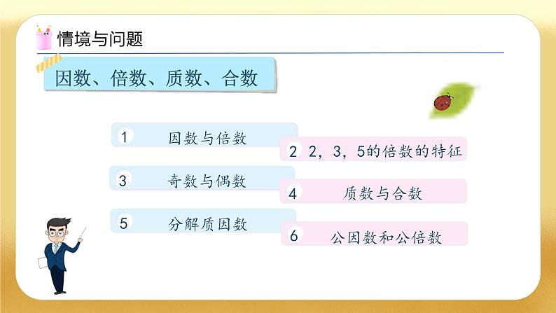 【备课无忧】人教版六年级下册-6.3 因数、倍数、质数、合数(教学课件).pptx第4页
